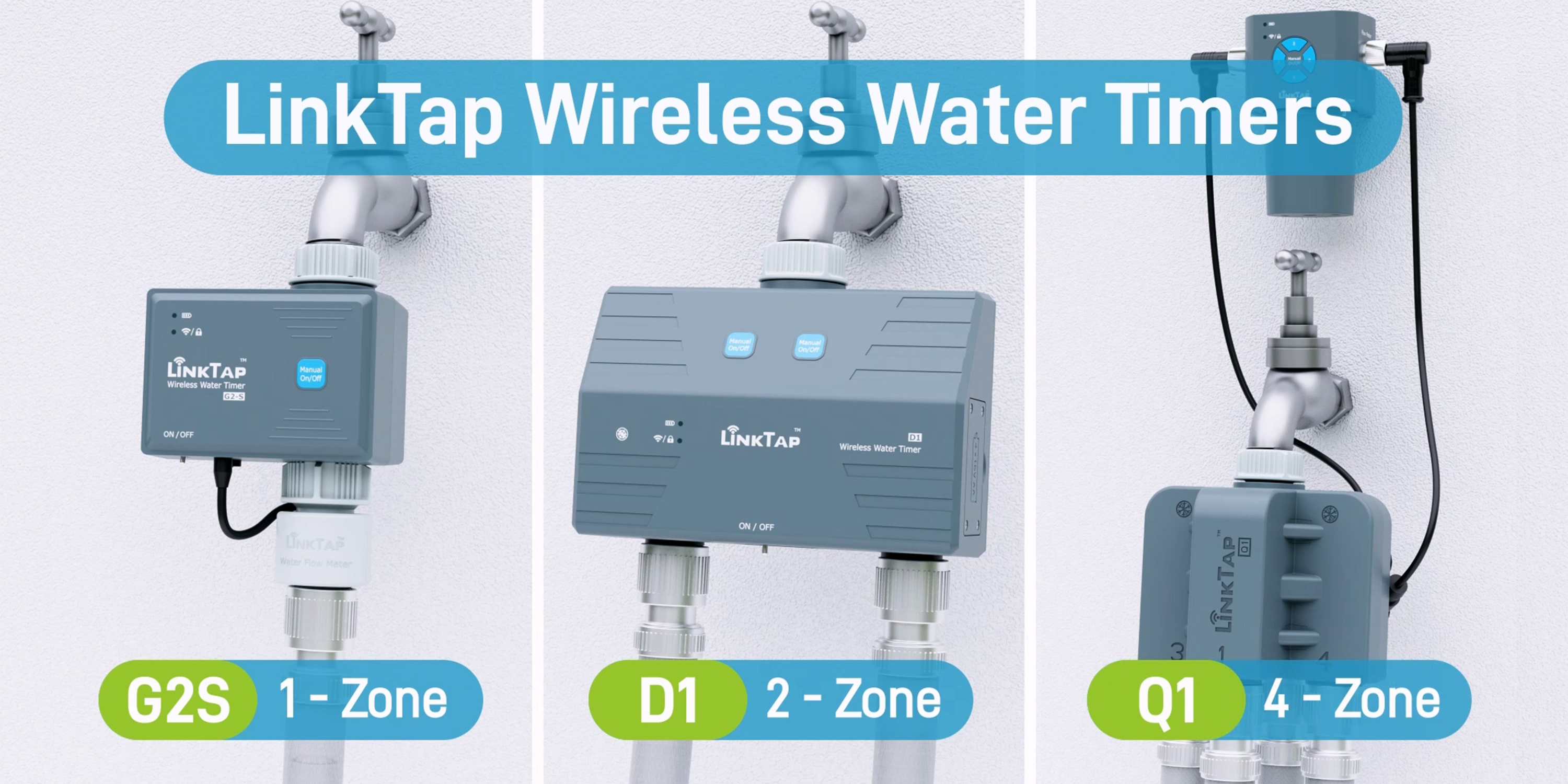 Amazon.com : LinkTap D1 Smart Hose Timer & Gateway, 2 Zone
