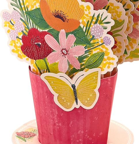 Miniatura 6 de Hallmark Tarjeta desplegable para el día de la madre o tarjeta de cumpleaños para mujeres, ella, abuela, hermana, hija, amiga (ramo de flores)