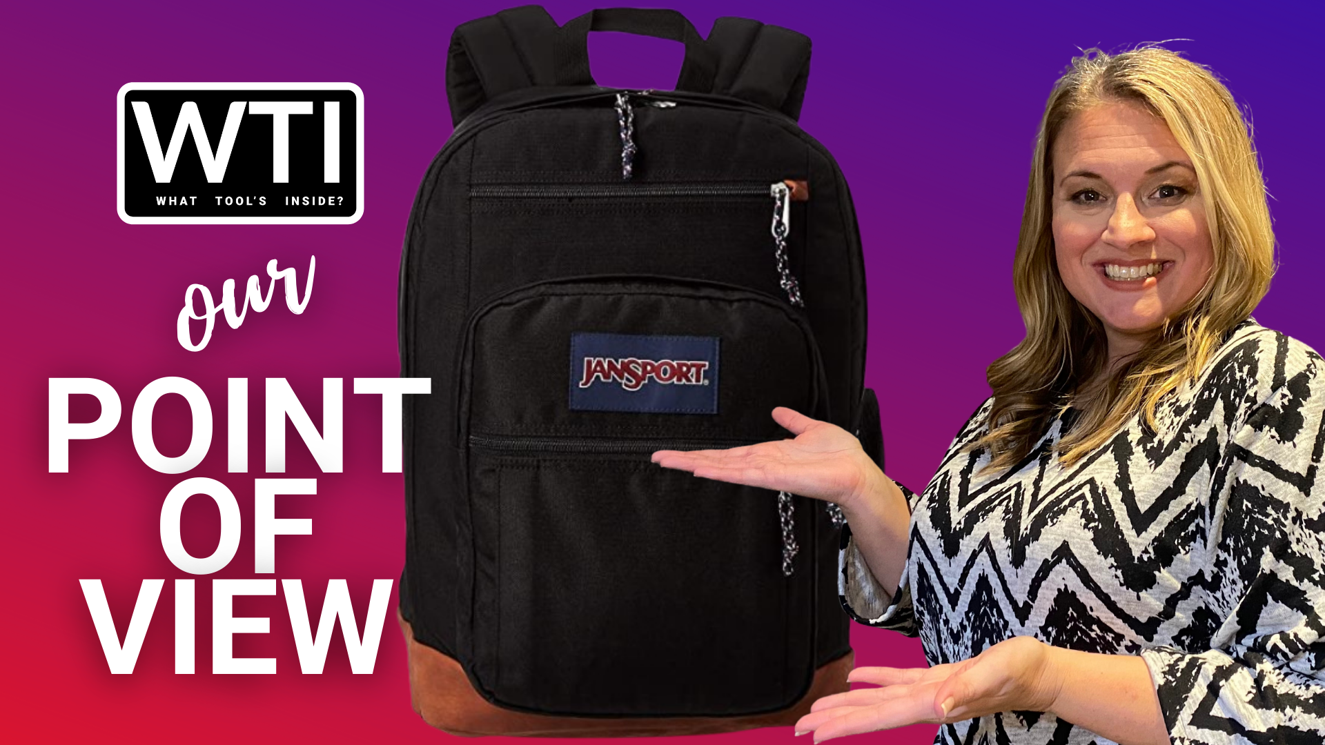 Watch Our Point of View on JanSport Cool Student Backpacks on Amazon Live