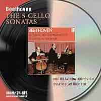 2CD ロストロポーヴィチ, リヒテル /ベートーヴェン：チェロ・ソナタ 全５曲 Amazon.co.jp: ベートーヴェン:チェロソナタ全集: Music
