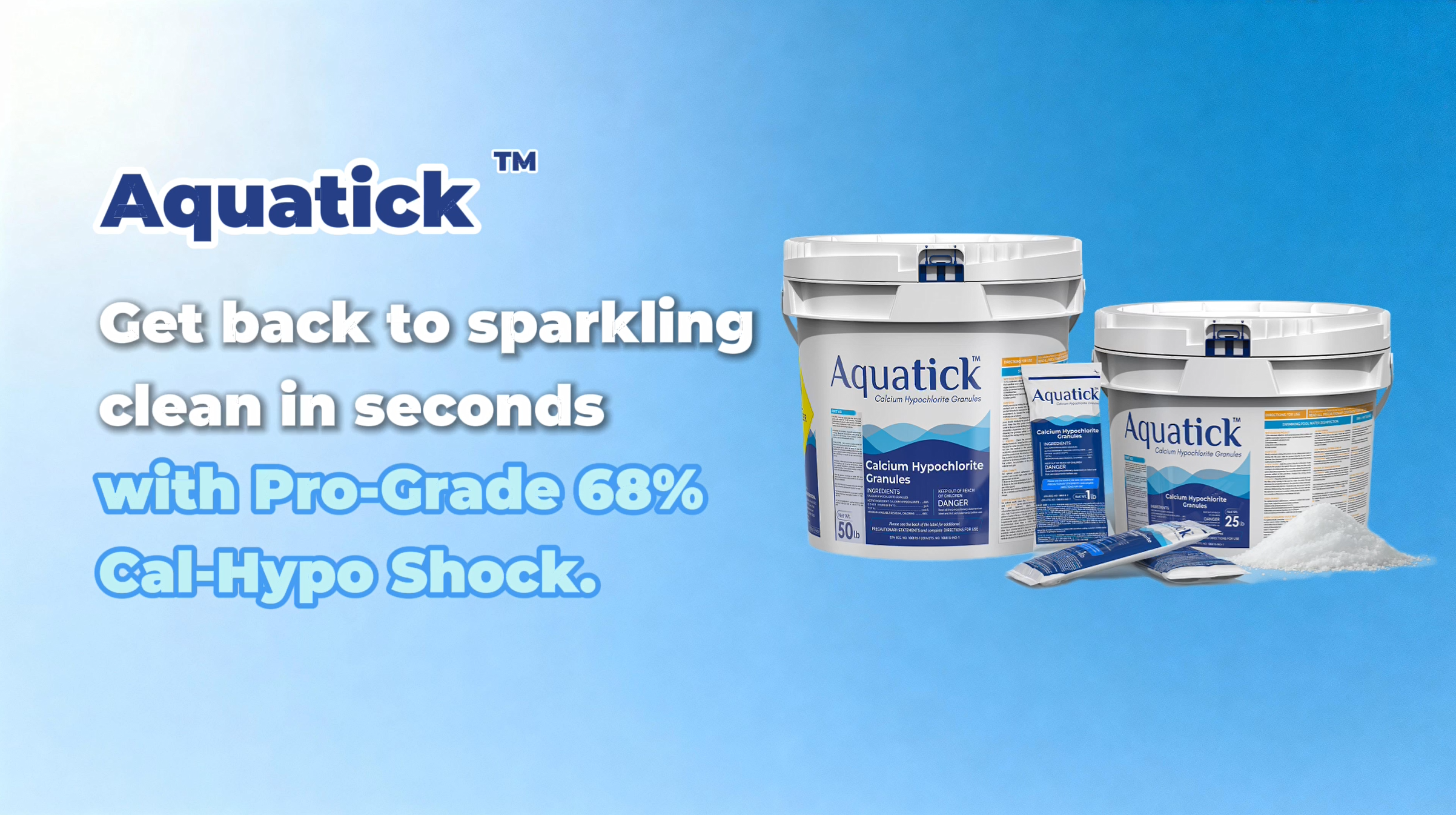 Amazon.com : Pro-Grade Chlorine Pool Shock, 68% Cal-Hypo Granular