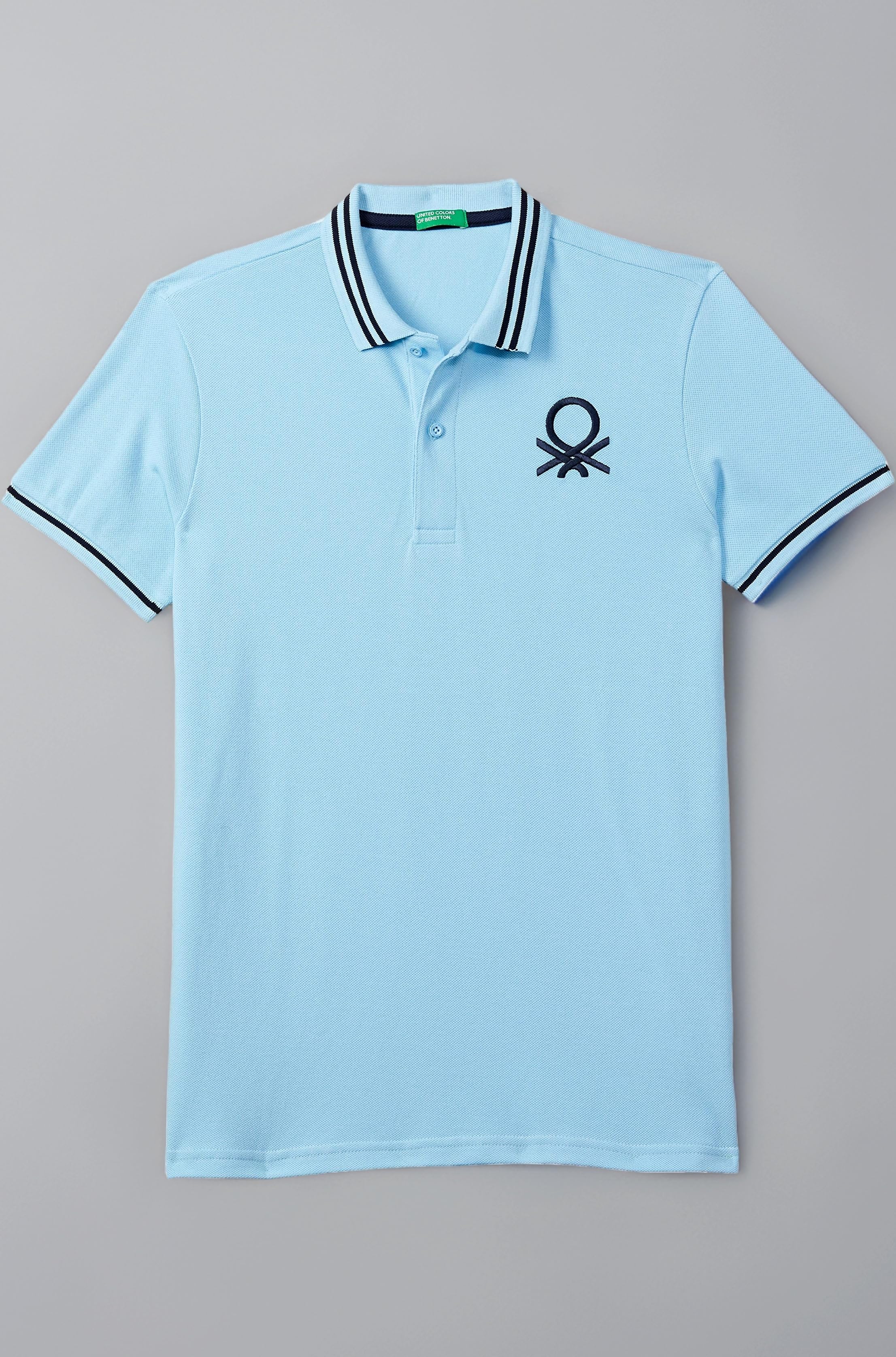 United Colors of Benetton Boy's Cotton Regular Fit Polo T-Shirt