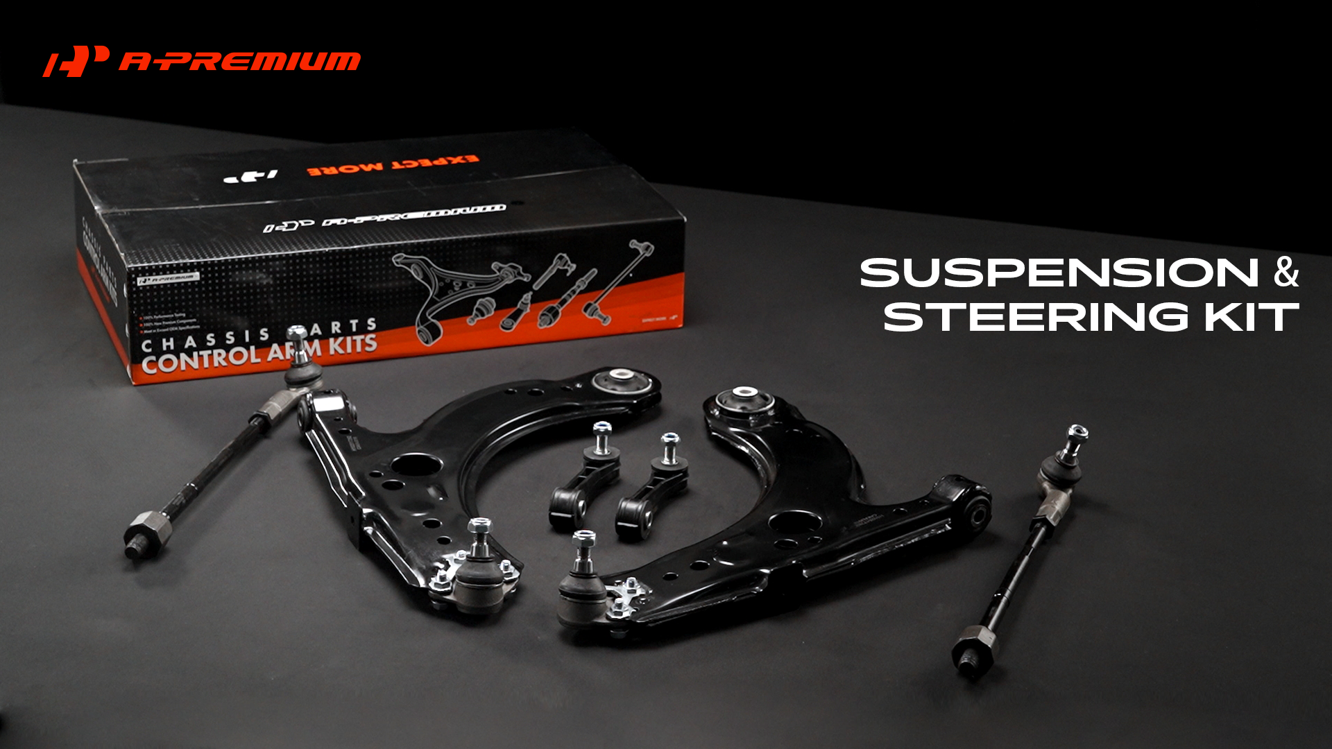 8pc Front Lower Control Arm Ball Joint Tierod for 1999-2004