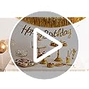 HBlife 3-PCS Gold Cake Stand Set (8"/10"/12" Plate) for 6-10 Inch Cakes, Perfect Dessert Table Display Set, Cupcake&Cake Stands for Party, Wedding, Birthday, Baby Shower, Anniversary (Metal) - Image 8