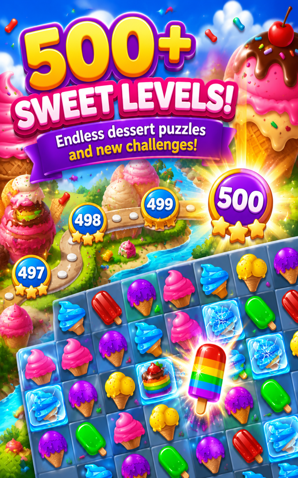 Ice Cream Frenzy Match 3 - App on Amazon Appstore