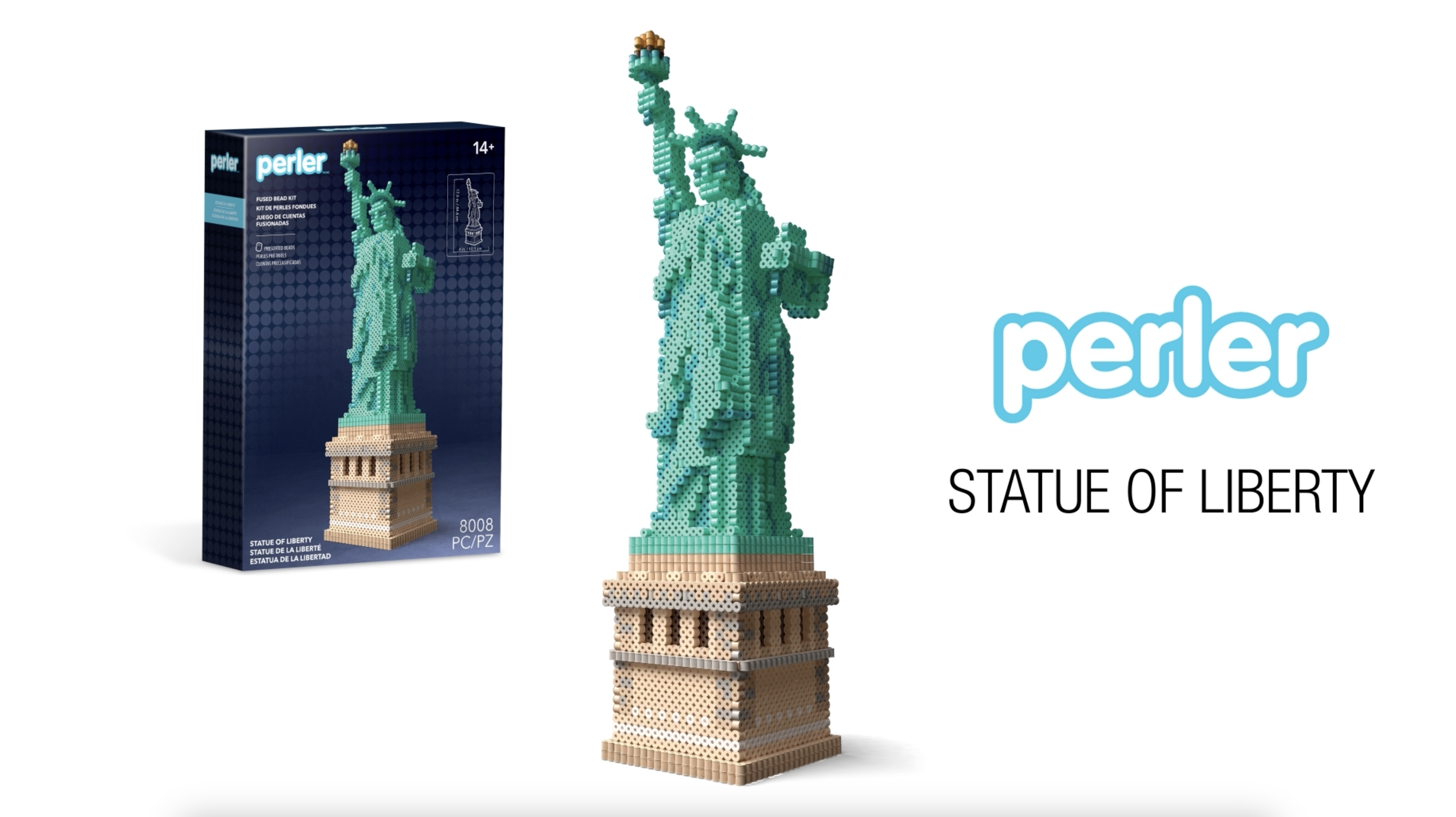 Amazon.com: Perler 80-57235 Statue of Liberty 3D Fused Bead Craft