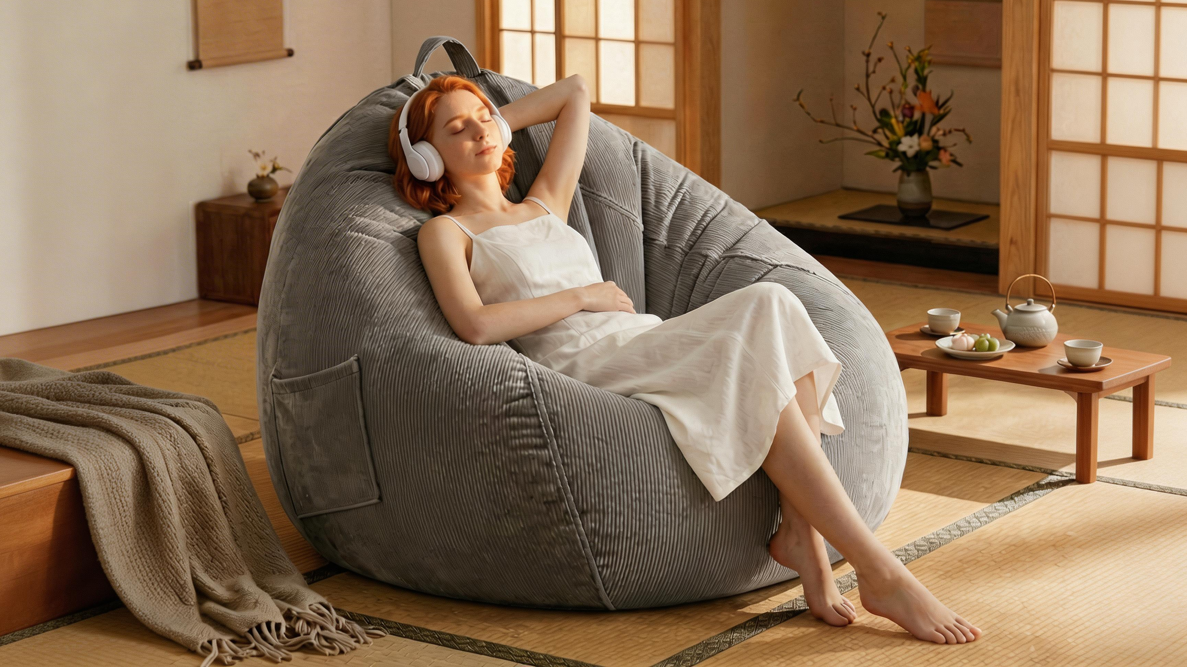 ビーズクッション・クッションソファ mio Amazon.co.jp: Lovikon ビーズクッション 特大 一人掛け 怠け者ソファ