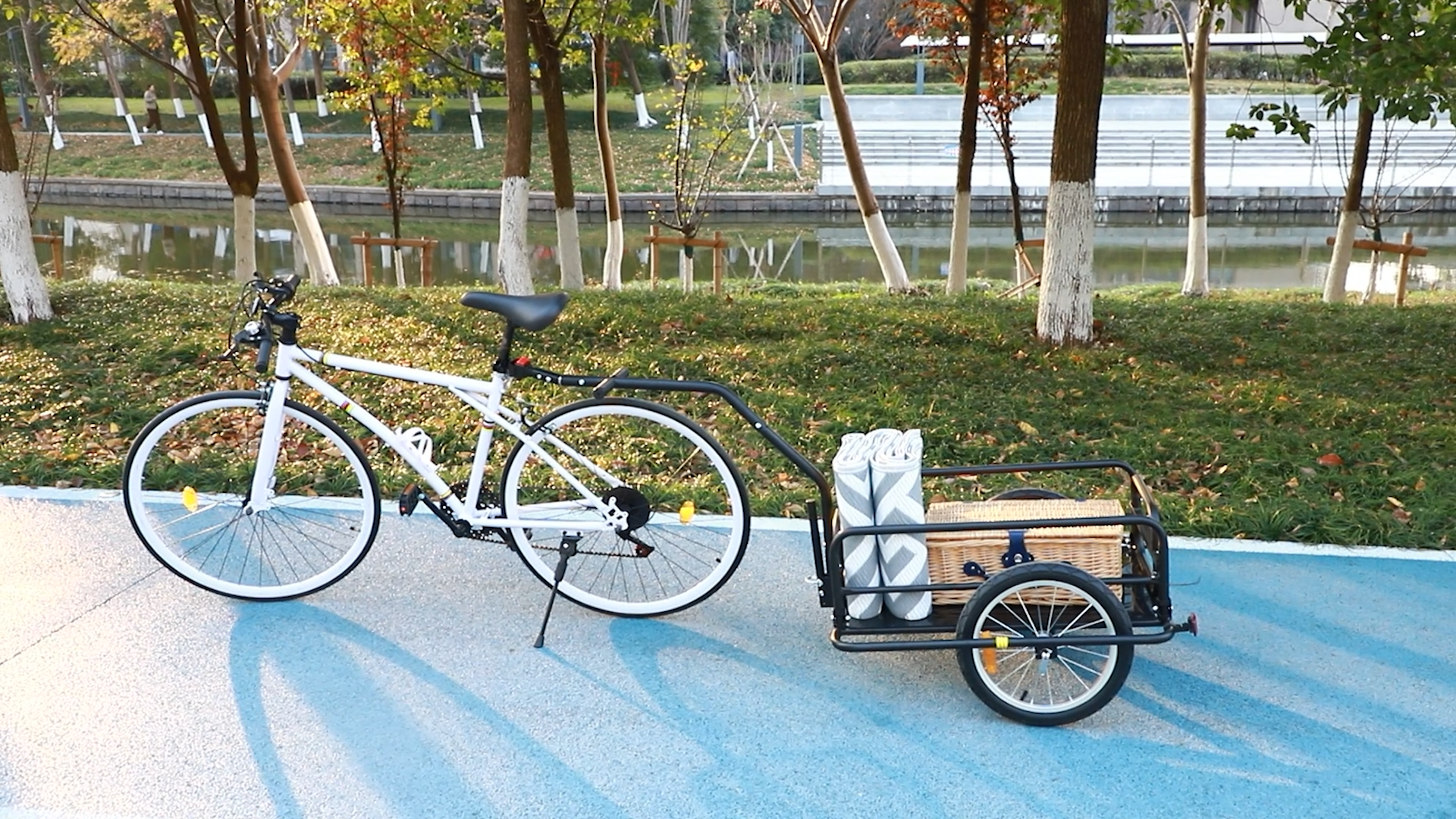 VEVOR Chariot de Remorque Charge 272 kg Chariot de Remorquage en Acier au Carbone Hauteur