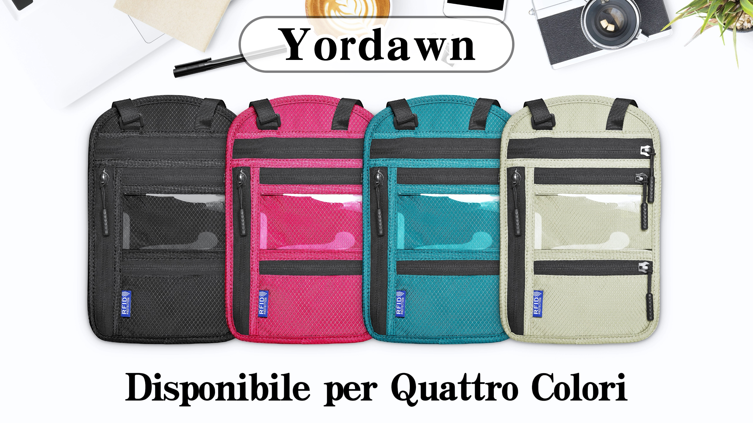 Portadocumenti Da Collo Disney Stitch: Borsa Da Viaggio Per Telefono E Portafoglio, 17x2x10 Cm, Tracolla Regolabile, Per Fan Disney - 4