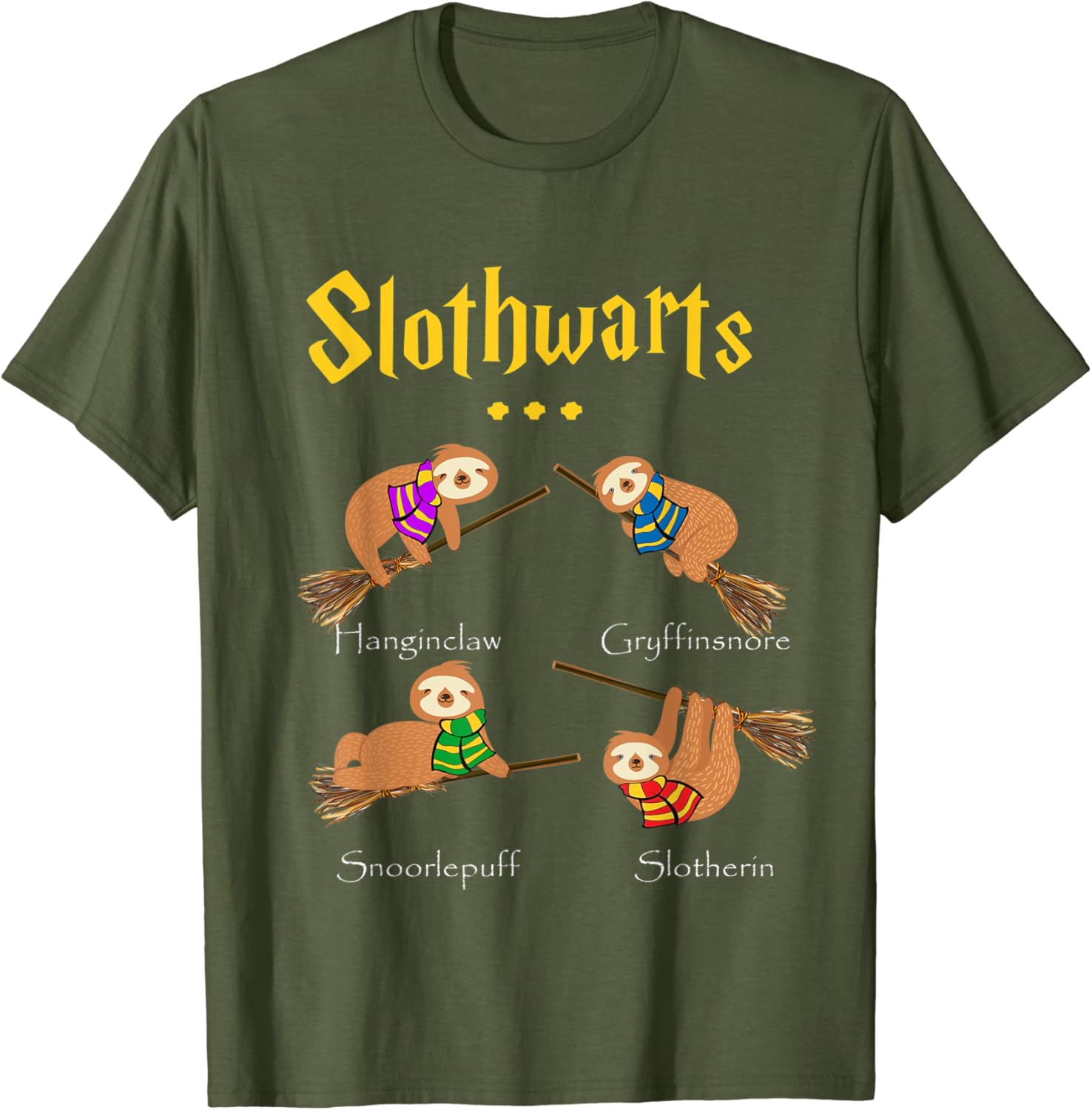 Slothwarts t shirt Clearance