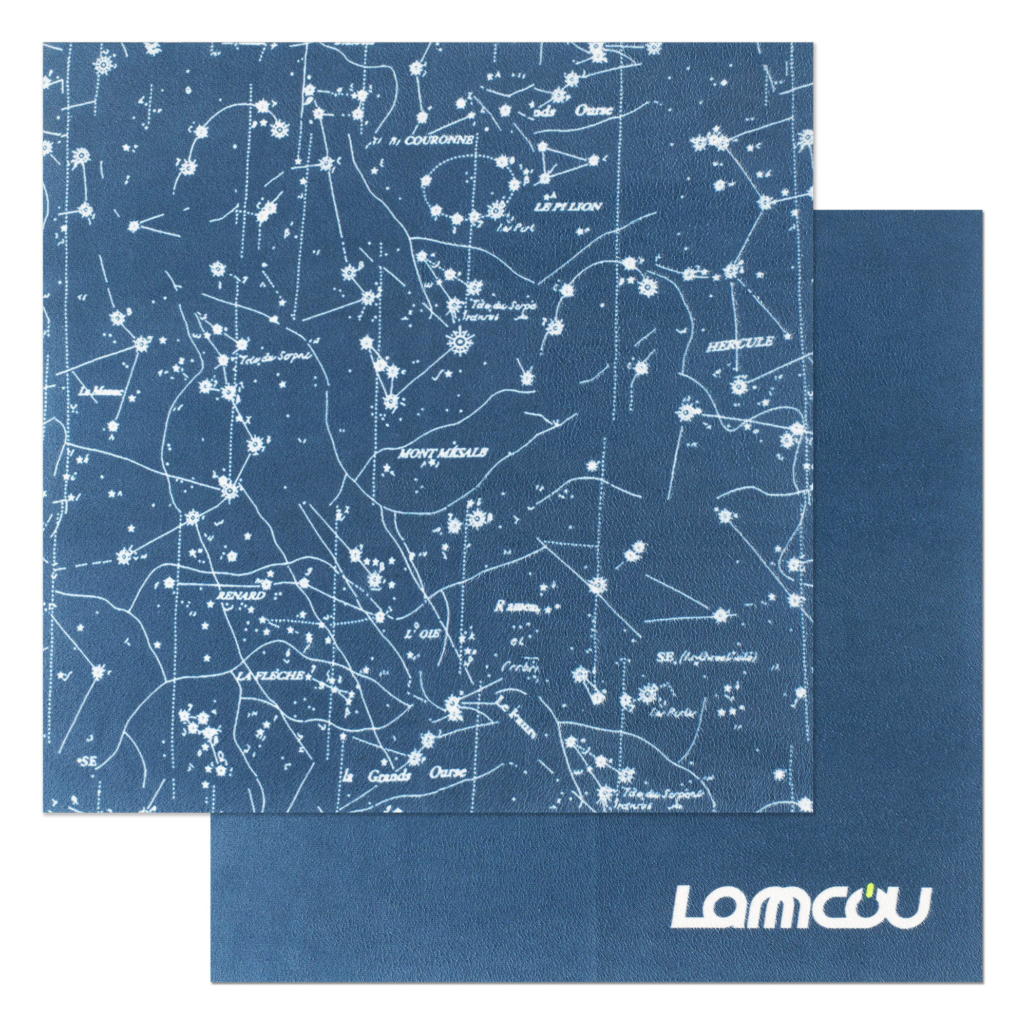 Lammcou Chiffons En Microfibre Pour Lunettes - 25x25cm, 2pcs, Non Pelucheux
