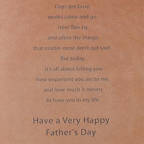 Miniatura 3 de American Greetings Tarjeta del día del padre para papá (impresión real)