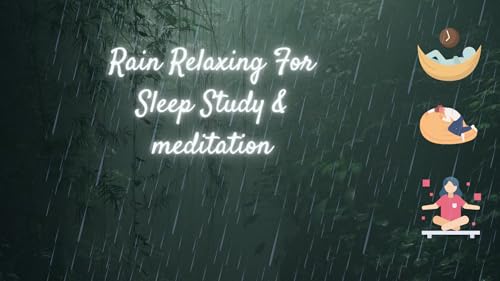 A paisagem sonora de chuva: vídeos relaxantes de chuva e áudios para sono, estudo e meditação