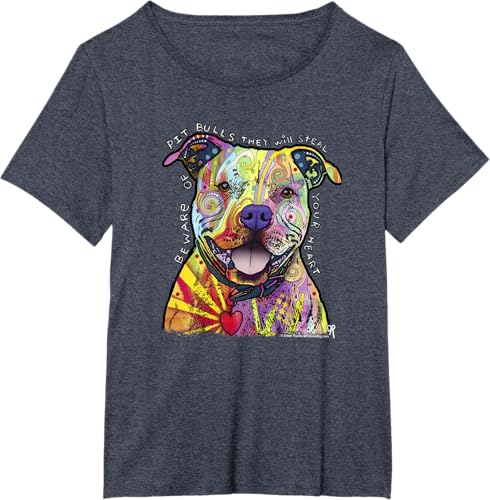 Miniatura 10 de Beware Of Pit Bulls, Dean Russo Pitbull Original - Dog Lover T-Shirt Black,Navy Blue,Asphalt Grey,Slate Grey,White,Cranberry Red,Kelly Green,Olive