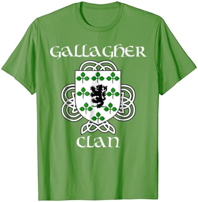 Gallagher Irish Coat of Arms St. Patrick's Day T-Shirt