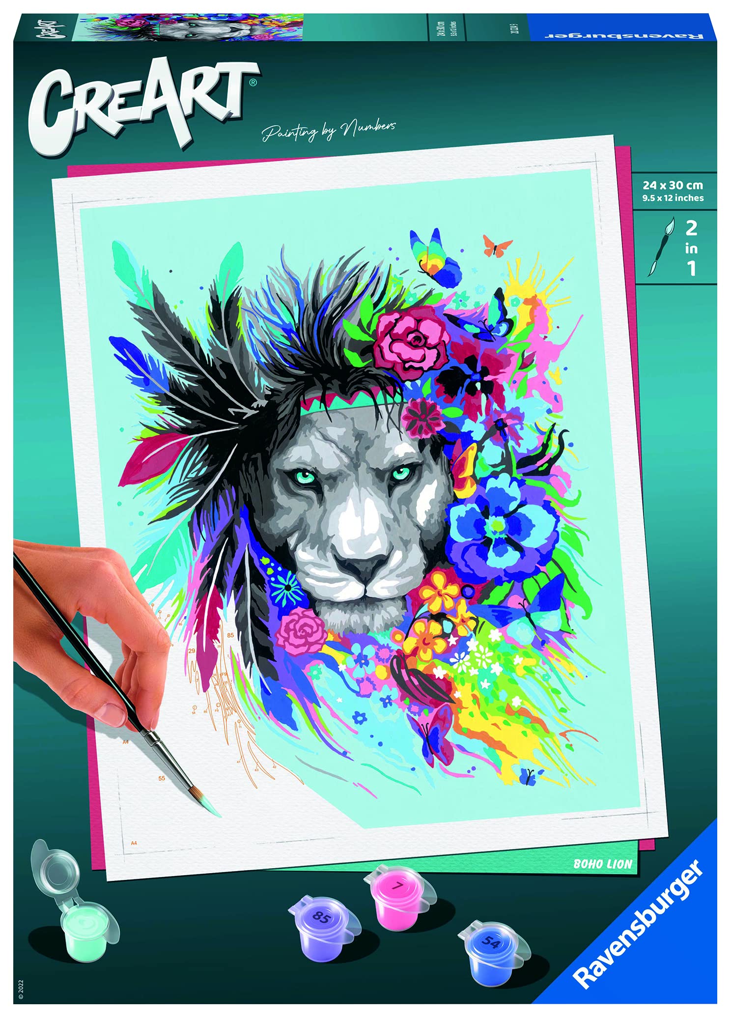 Ravensburger 20224 - CreArt Boho Lion
