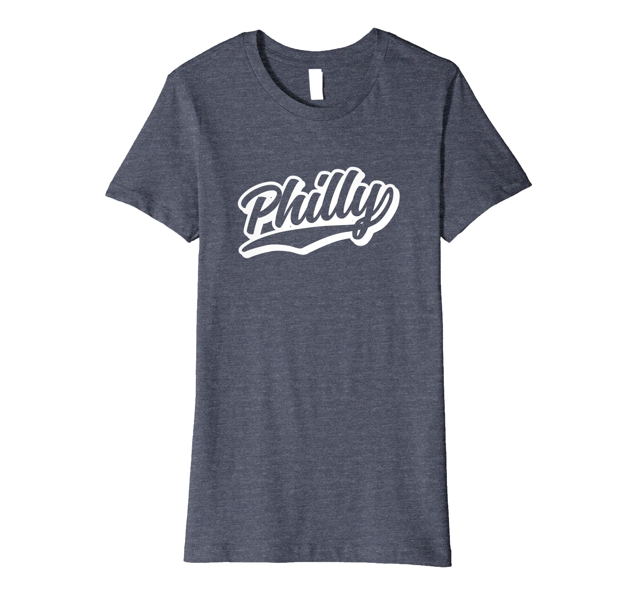 1970s Philly Philadelphia Love (Drk) Outline Script T-Shirt