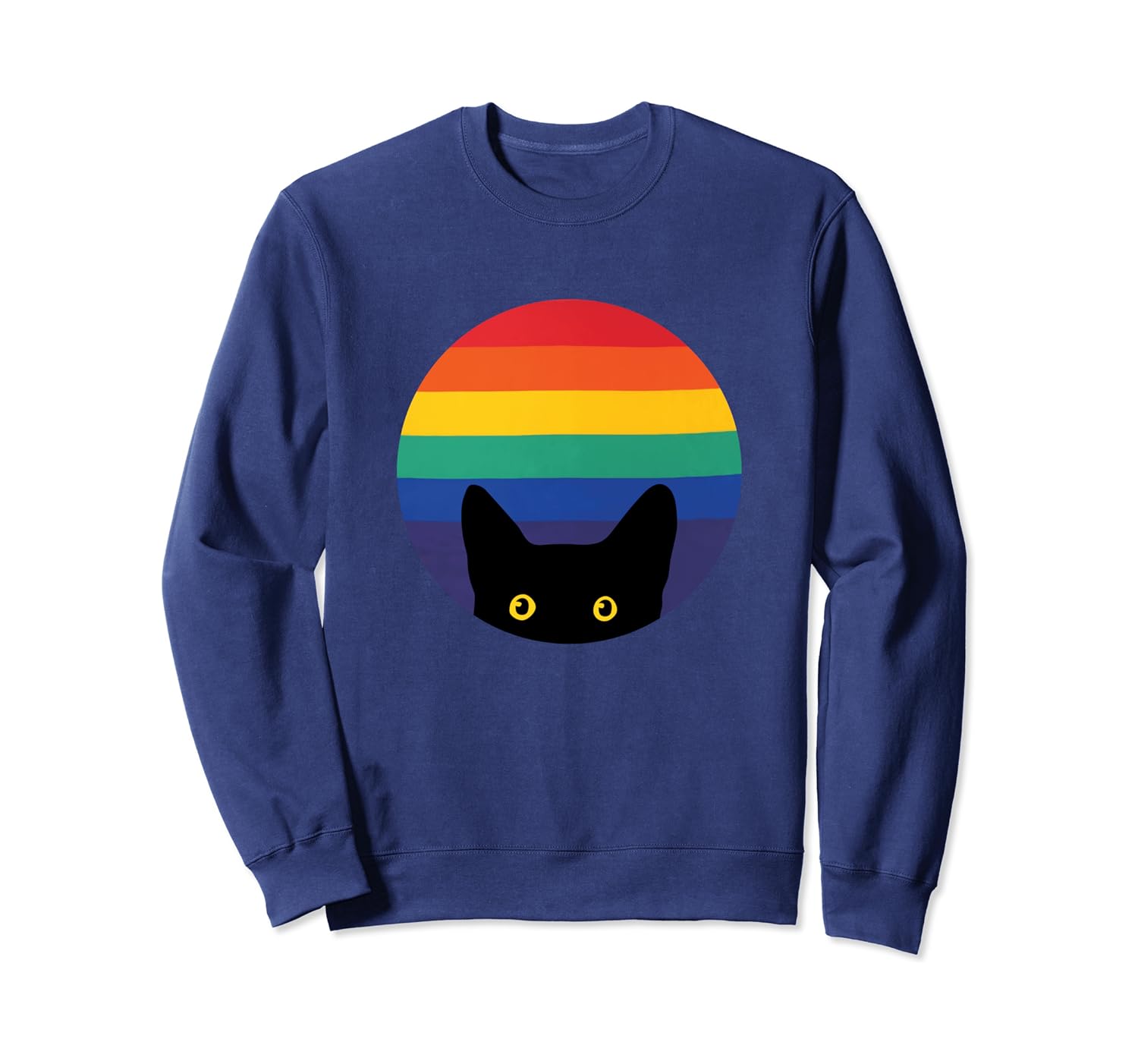 peeking cat sweatshirt