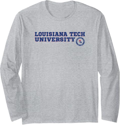 Louisiana Tech Bulldogs Block Text Long Sleeve T-Shirt