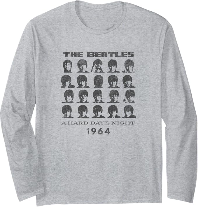 ザ・ビートルズ - ハード・デイズ・ナイト 長袖Tシャツ