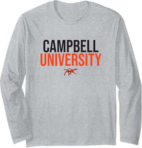 Camiseta de manga larga apilada Fighting Camels, Gris