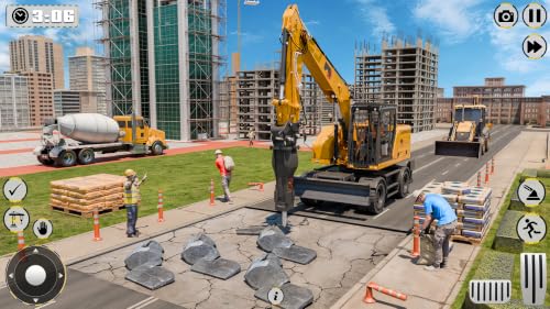 Constructeur de maisons de ville, jeux de construction de maisons de rêve avec excavatrice – vue 4