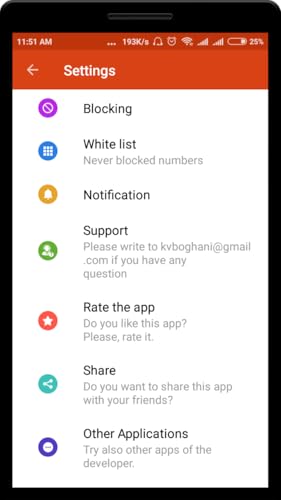 Call Blocker - Blacklist & White-list of Call