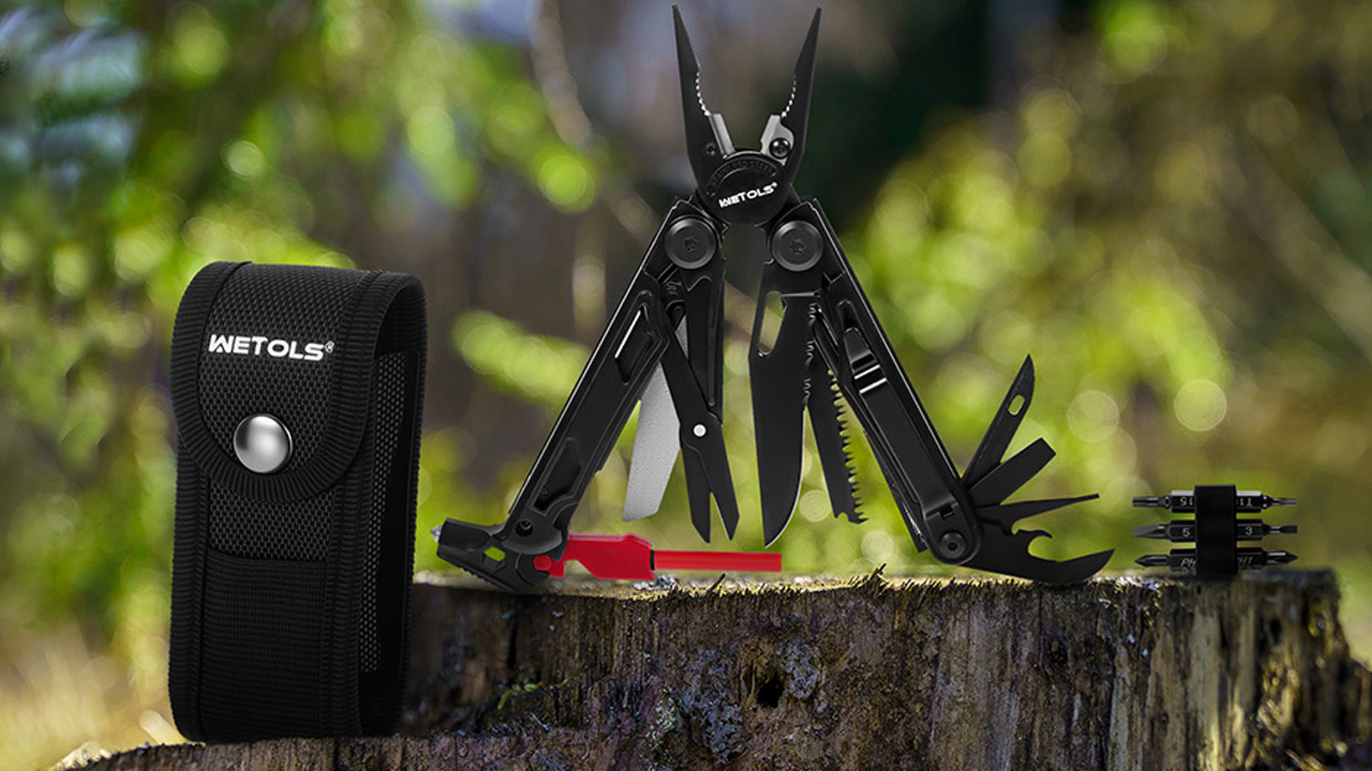  CANIN MULTIFUNCTION 85g×27個 WETOLS Multitool with Pocket Knife, 27-in-1 Stainless Steel Needle