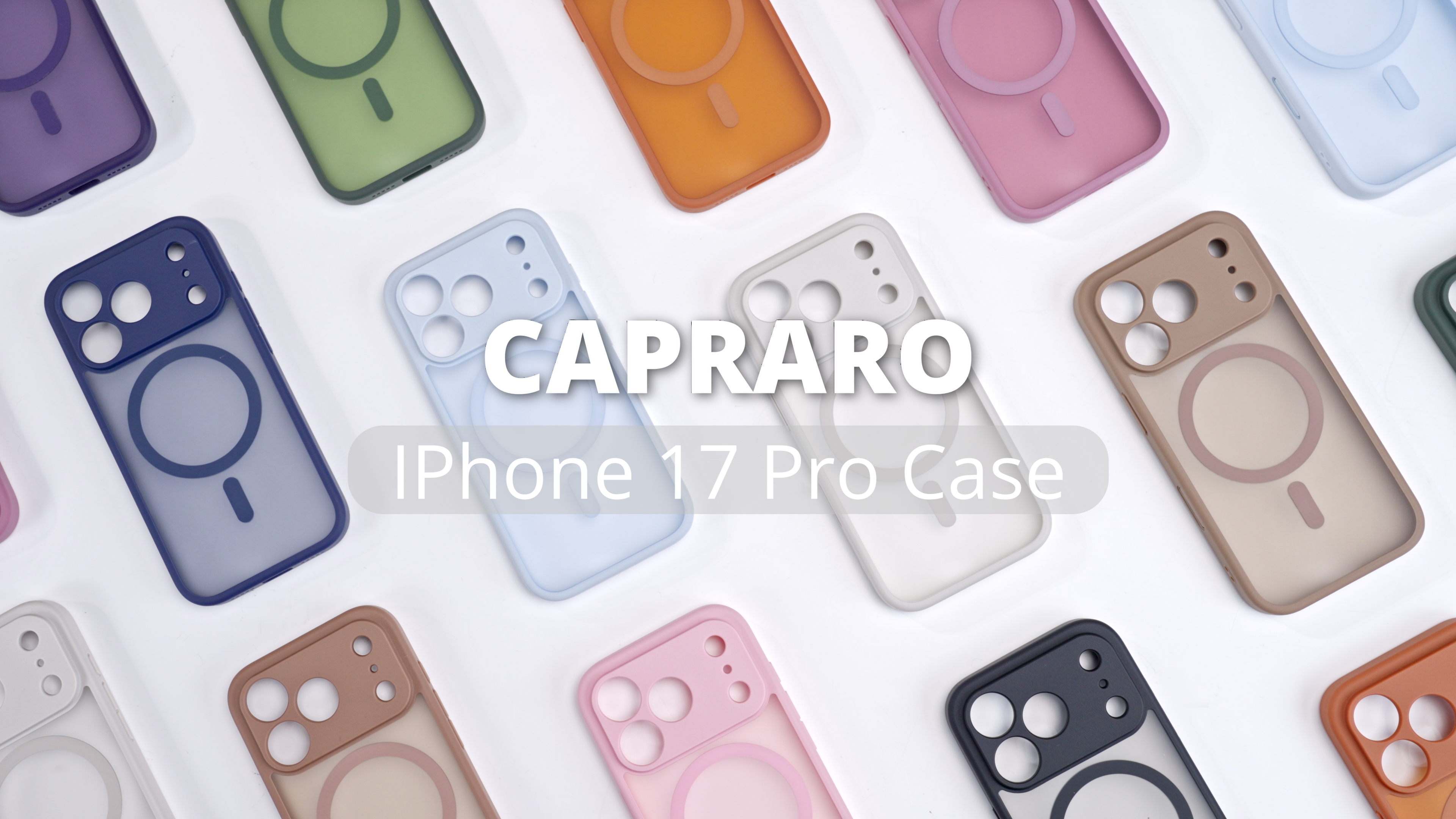 Amazon.com: CAPRARO for iPhone 17 Pro Case, Compatible with