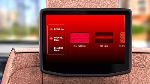 Red Noise Red Screen: Red Noise for Studying, Focus, Sleeping and Relaxation. Sweet Noise For Fire T