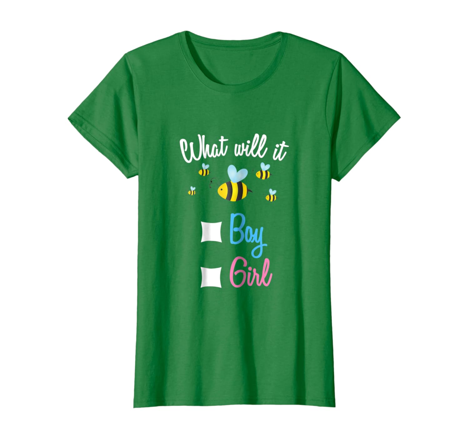 Amazon Com Gender Reveal What Will It Bee Boy Or Girl T Shirt