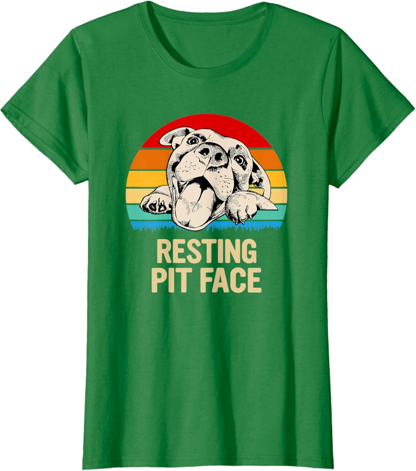 Resting pit face shirt Clearance