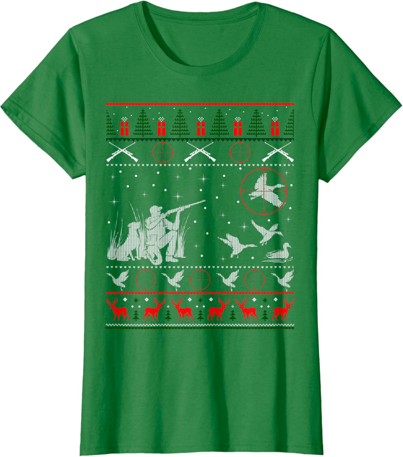 duck hunting christmas sweater