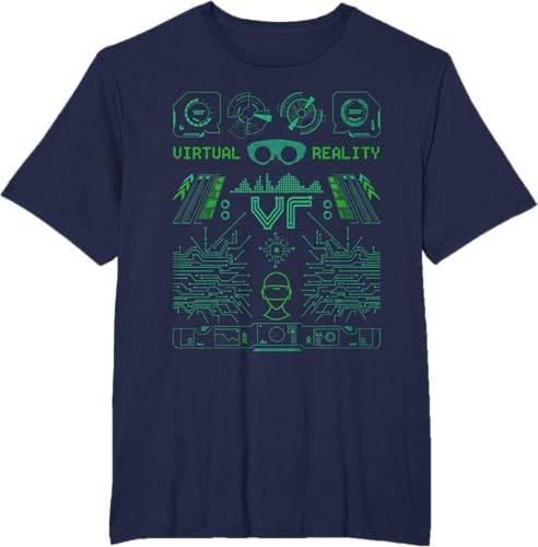 Miniatura 39 de Camiseta de realidad virtual VR Retro Gamers, Negro, S Negro,Azul Marino,Asfalto,Blanco,Azul Pastel,Arándano,Limón,Jaspeado Oscuro,Gris