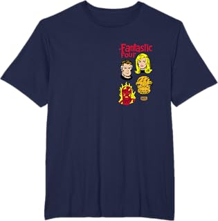 Fantastic Four - Heads T-Shirt