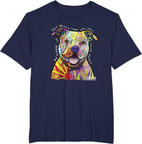 Miniatura 57 de Beware Of Pit Bulls, Dean Russo Pitbull Original - Dog Lover T-Shirt Black,Navy Blue,Asphalt Grey,Slate Grey,White,Cranberry Red,Kelly Green,Olive