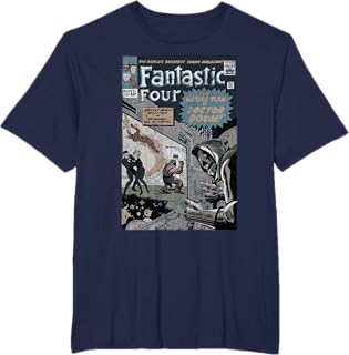 Fantastic Four The Master Plan Of Doctor Doom Retro T-Shirt