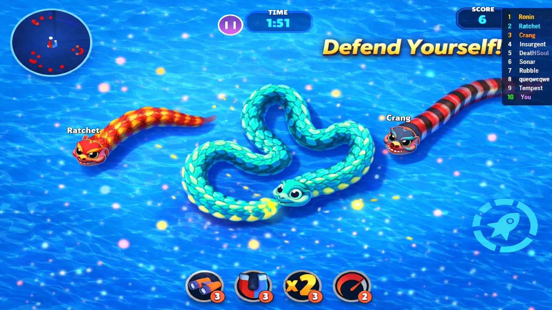 Snake Rushing Snake Rush: Slither Battle 3D Snakes Game - App on the Amazon Appstore