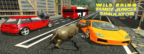 Wild Rhino Family Jungle Simulator