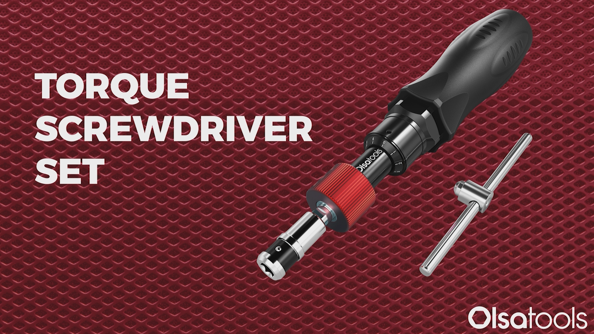 Olsa Tools Torque Screwdriver Set - 10-50 in-lb Torque Range