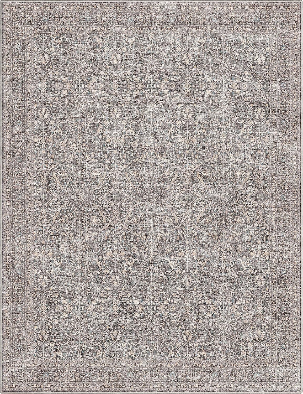 Amazon.com: Well Woven Asha 2-in-1 Deluxe Isolde Flat-Weave Oriental 9 ...