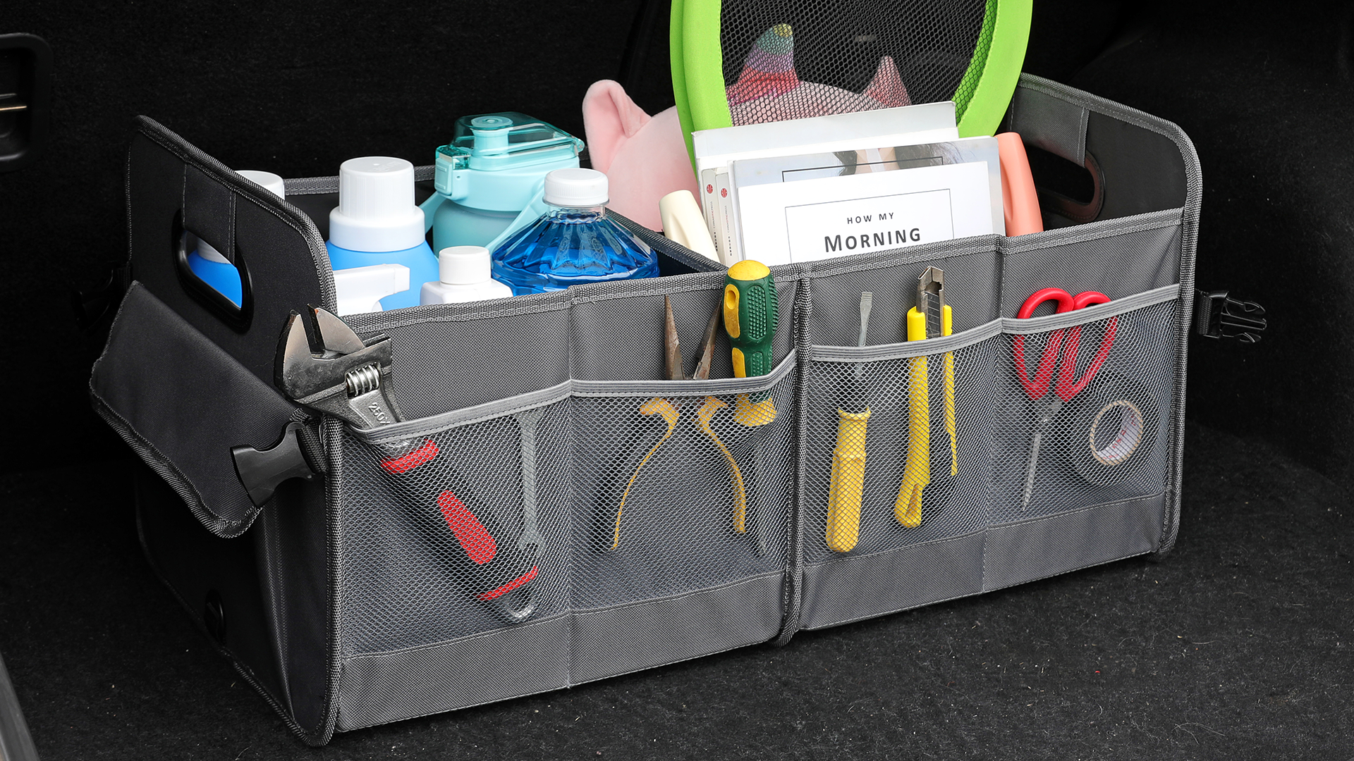 Amazon.com: AOKJOY Car Trunk Organizer Car Storage Organizer