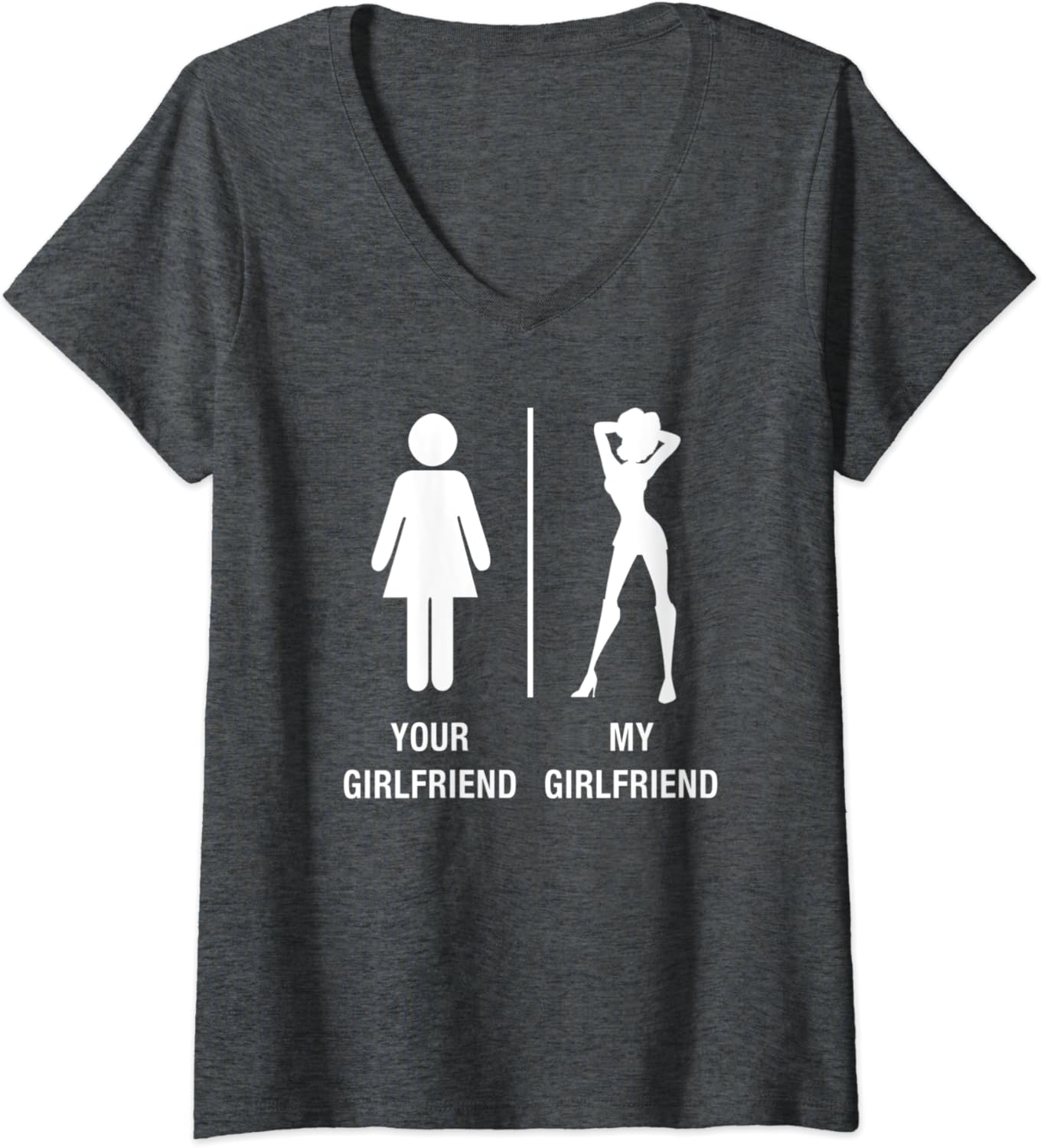 My Girlfriend Funny Sexy V-Neck T-Shirt