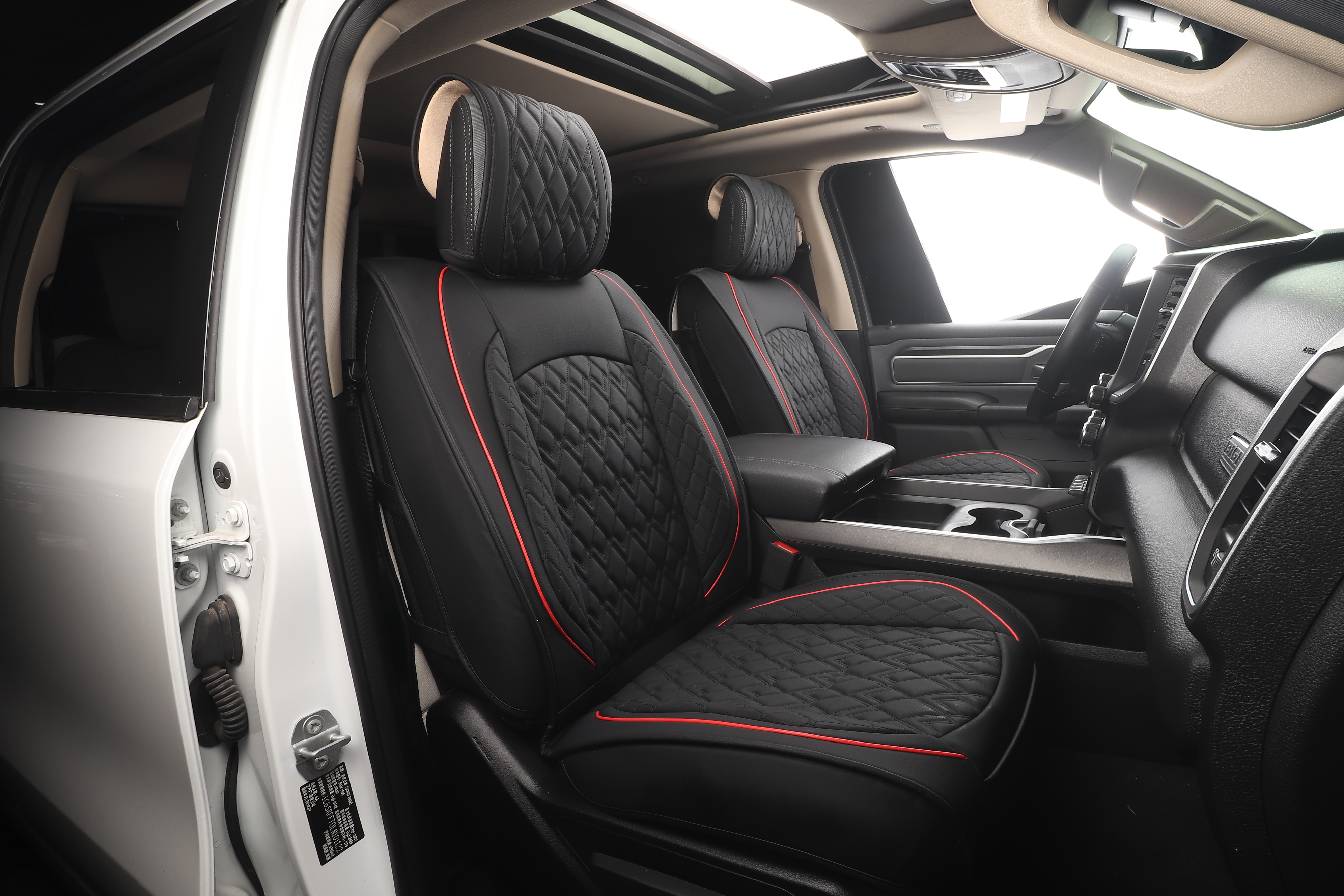 Watch JOJOBAY Dodge Ram car seat cover installation steps. on Amazon Live