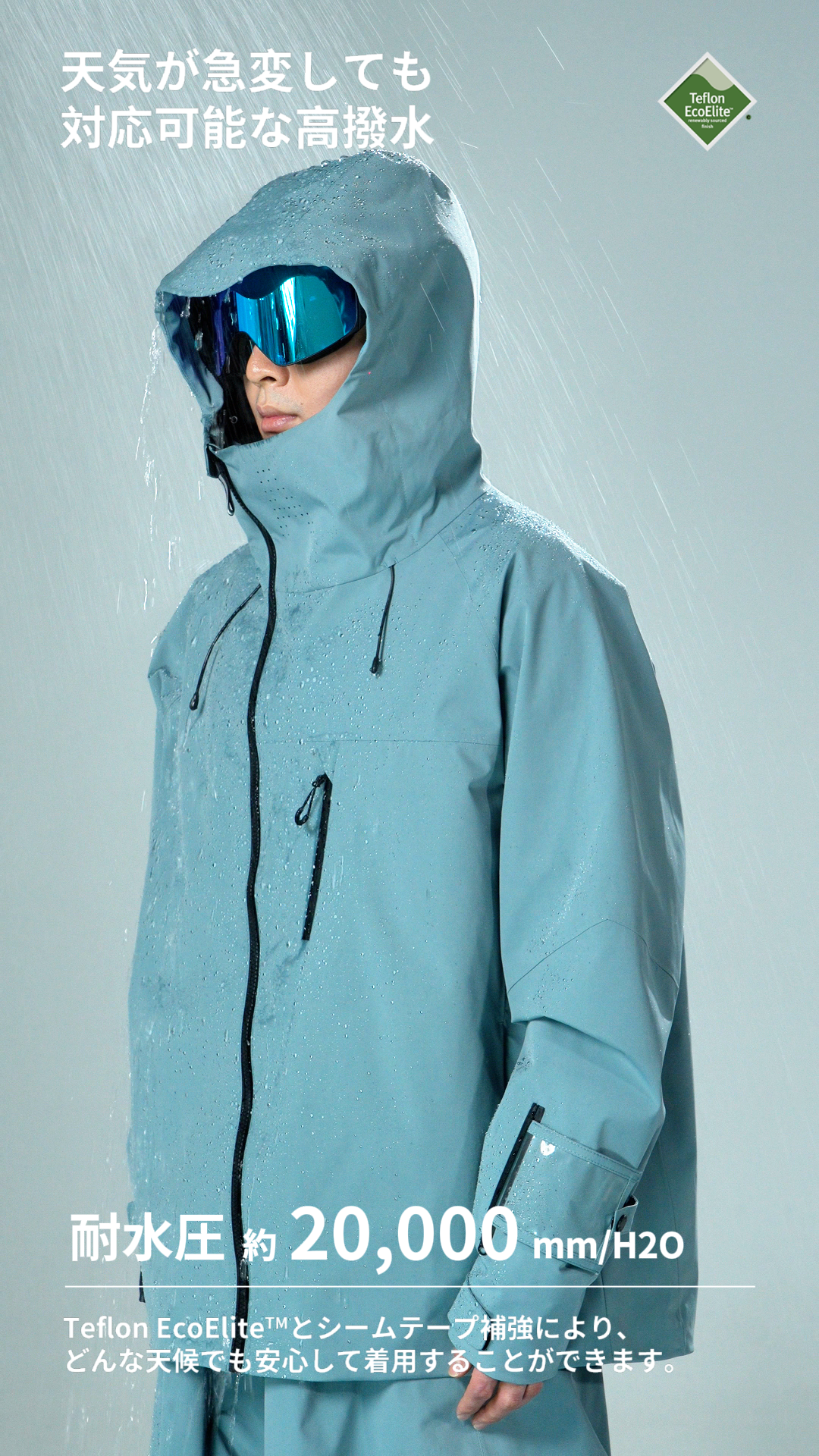 Amazon.co.jp: [アクレイス] スキーウェア メンズ 上下セット