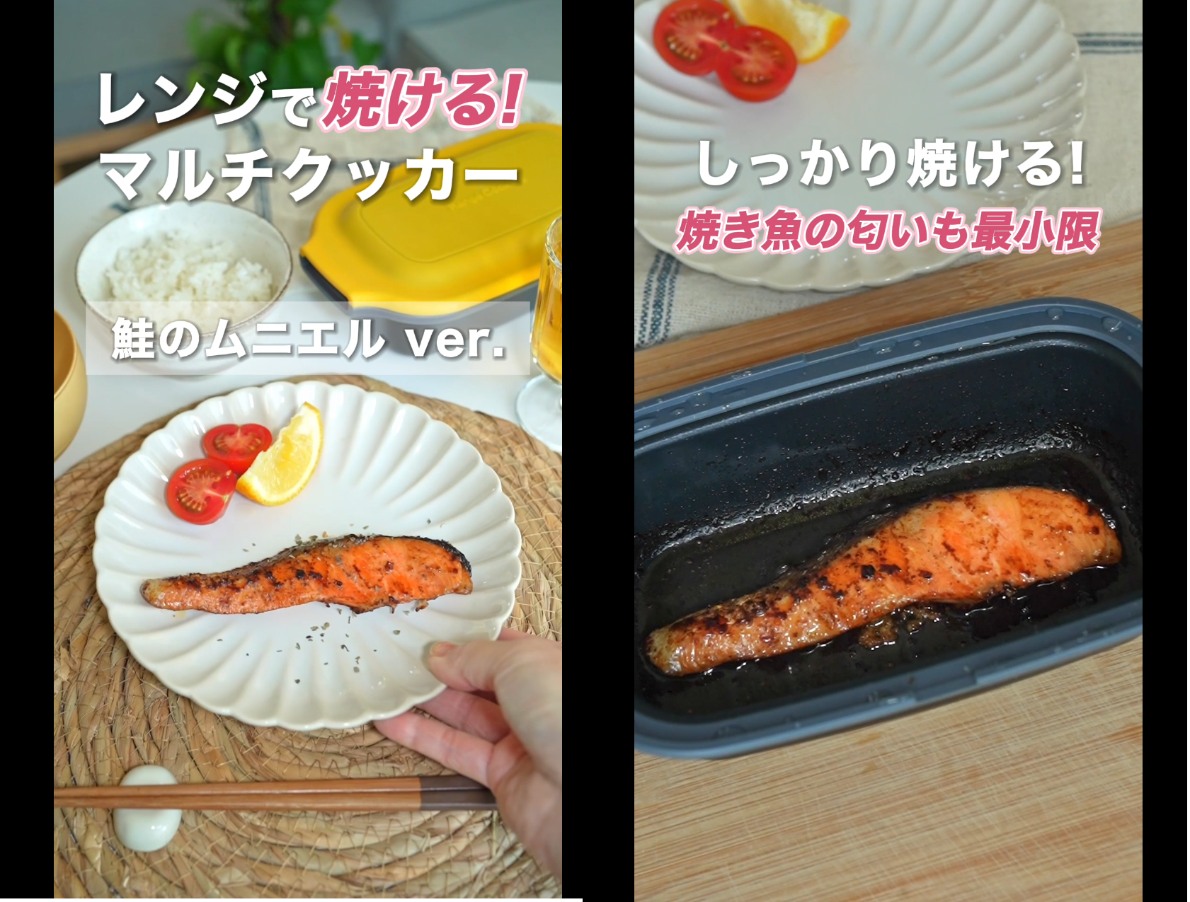 Amazon | 生活電彩 マルチクッカー レシピ付 電子レンジ調理器具 2種類