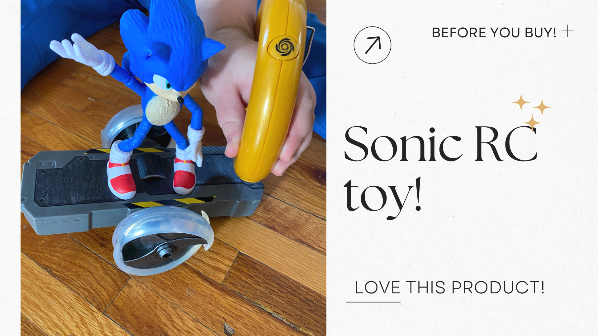 Watch SUPER FUN Sonic RC toy! Lights and action play! on Amazon Live