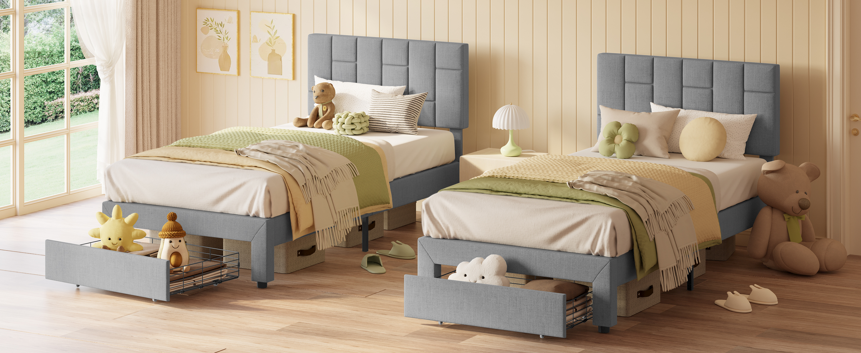 マットレス Yakiimo Amazon.com: LIKIMIO Twin Bed Frames, Velvet Upholstered