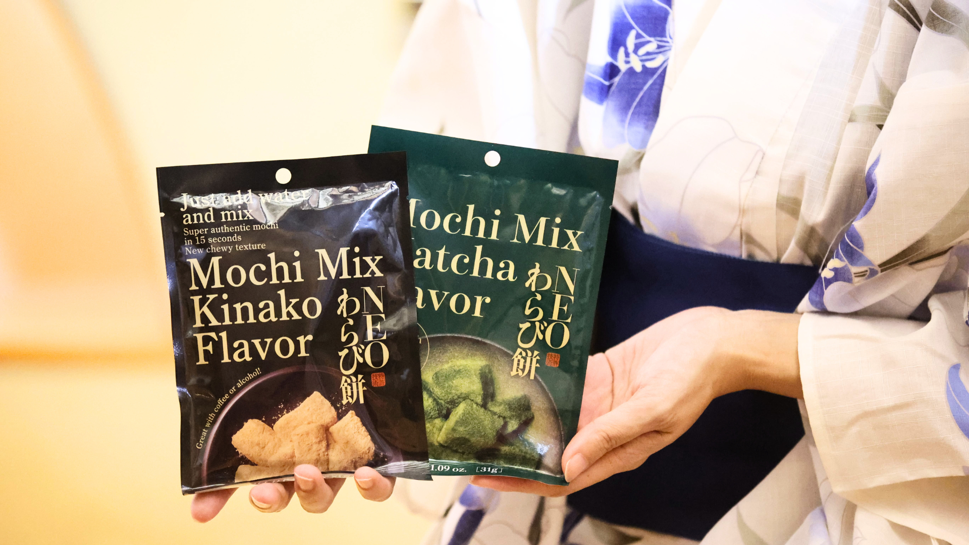 Amazon.com: MINOYA WARABIMOCHI Japanese Sweets Wagashi Mochi Made