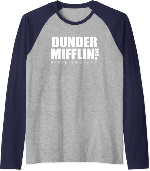 dunder mifflin baseball shirt